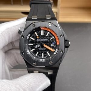 ip audemars piguet royal oak 15707 black ceramic/42mm/9015 machine (copy)