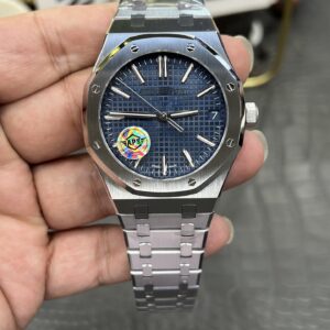 aps audemars piguet royal oak a rose gold blue/41mm/4401 machine